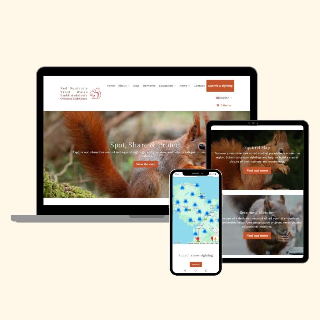 Red Squirrel Trust Wales project